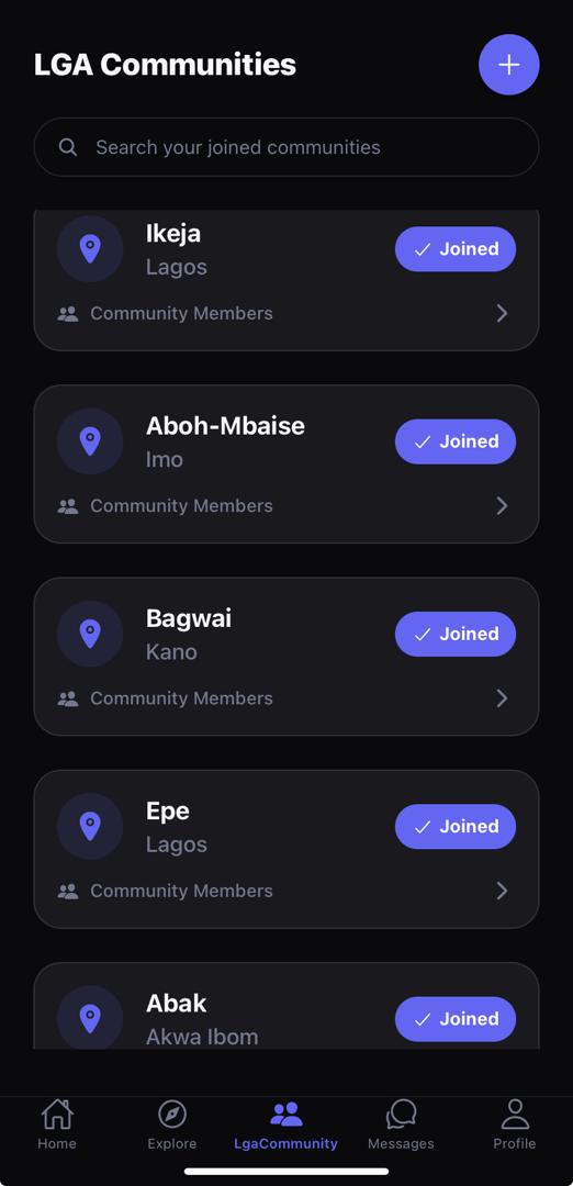 PatriotsConnect App Screenshot